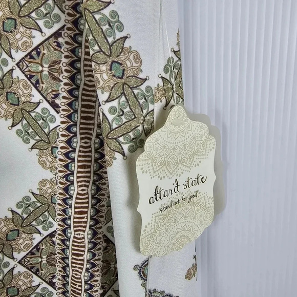 Altar'd State Caddo boho sleeveless mock neck mini dress - Picture 5 of 10